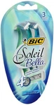 3PK Bic Soleil Bella For Woman 4 Flexible Blades. Fixed Price $11.99.