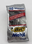 Bic Metal Disposable Shaving Razors 10-COUNT Made Greece. Fixed Price $19.50.