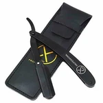 Straight Razor German Made Black Steel Single Edge Shaving Blade By Xpersis Pro. Fixed Price $12.98.