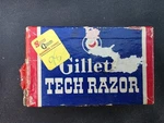 Gillette Tech 1938-57 Vintage Brass/nickel Safety Razors With Fat Handle. Fixed Price $45.75.