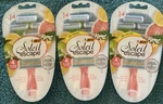 Lot Of 3 Bic Soleil Escape 4-BLADE Razors Citrus Scent (4 Per Pack). Fixed Price $19.99.