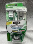 Shick Quattro Titanium 4 Blades + Edging Mens Razors 3 Pack New Sealed. Fixed Price $14.99.