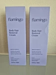 2 Pack: Flamingo Women's Body Hair Removal Cream 6.76 Oz. Ea. New. Fixed Price $17.99.