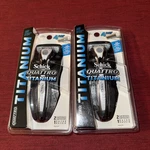Schick Quattro Titanium. Pack Of 2. Brand New With Tags. Fast Sipping.. Fixed Price $18.00.