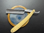 Vintage 6/8 Liberty Cutlery Co. Improved Eagle Razor Shave Ready Germany. Fixed Price $50.00.