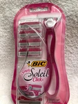 New Bic Simply Soleil Click 3 Blades Razor Kit - 1 Handle + 6 Cartridges. Fixed Price $8.99.
