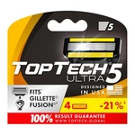Toptech Ultra 5 Razors For Men - Replaceable Cartridges Manual Shaving. Fixed Price $14.35.