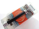 Merkur Safety Razor 38 011 Black & Chrome Barber Pole Long Handle Germany. Fixed Price $49.95.