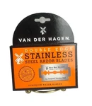 Van Der Hagen Double Edge Razor Blades 5 Count Silver German Made Smooth Shave. Fixed Price $11.87.