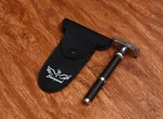 Pro Men Heavy Duty Double Edge Safety Razor Silver & Black Free Pouch 10 Blades. Fixed Price $17.56.