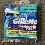 Gillette Sensor Plus Value Pack 21 Pieces Disposable Razors Lubrastrip (pivot). Fixed Price $29.95.