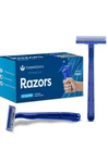 Disposable For And Women - Pack Of 50 Shavers 2 Blade Razors, Bu.... Fixed Price $24.99.