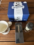 Col. Ichabod Conk 4 Piece Shaving Mug / Brush Razor Holder. Fixed Price $45.00.