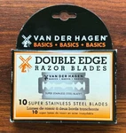 Van Der Hagen Double Edge Razor Blades 10 Ct Super Stainless Steel. Fixed Price $11.39.
