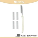 1 Set Eyebrow Razor Stainless Steel Trimmer Dermaplaning Tool White. Fixed Price $13.49.