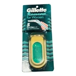 Vintage Gillette Sensor Refillable Razor Handle For Women With 5 Cartridges Nos. Fixed Price $36.99.