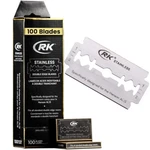 Rk Shaving Double Edge Razor For Henson AL13 Safety 100 Blades Pack. Fixed Price $29.99.