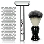 Mengate Adjustable 2-BLADE Safety Razor Set With Count (pack Of 1), Silver. Fixed Price $51.04.