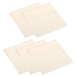 Patikil Jewelry Pouches With Band, 5 Pack Microfiber 10X10CM, Beige. Fixed Price $17.18.