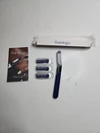 Flamingo Dermaplane Facial Razor Handle & 3 Refill Cartridges. Fixed Price $17.60.