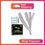 Equinox Straight Edge Razor - Includes 100 Single Derby Blades Professional Ma. Fixed Price $14.20.
