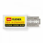 10 Feather Double Edge Razor Blades Made In Japan!!. Fixed Price $5.99.