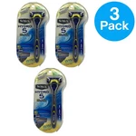 Schick Hydro 5 Blast Razor With Hydrating Gel Reservoir And Travel Case 3 Pack. Fixed Price $24.00.