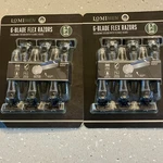 Brand New 12 Razor Bundle Pack Lomimen 6-BLADE Flexible Head Strip. Fixed Price $28.88.