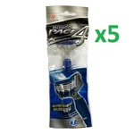 Value Pack Dorco PACE4 Disposable Razor Blade Shaving System X 5. Fixed Price $11.99.
