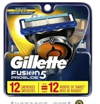 12 Gillette Fusion 5 Proglide Razor Blades Refill Cartridges Fit Flexball Shaver. Fixed Price $40.99.