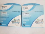 Beauty 360 3-BLADE Womens Replacement Shaving CARTRIDGES-2 Pack. Fixed Price $7.00.