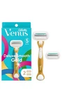 Venus Deluxe Smooth Gold Razors 2 Cartridges & 1 Total. Fixed Price $13.99.