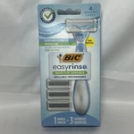 Bic Easyrinse Sensitive Anti-clogging, Refillable Women's Razors With 4 Blades. Fixed Price $9.99.