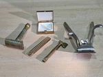 Vintage Lot Men's Gillette Comb Safety Razor Axe Swank Tie Money Clip Trinkets. Fixed Price $27.94.