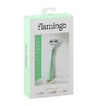 Flamingo Womens Razor Shaver Set Mint & Gold 2X Cartridges + Shower Holder. Fixed Price $14.99.