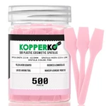 Kopperko Small Plastic - 2.5" Cosmetic Makeup Spatulas, Pink, 500 Pack. Fixed Price $18.97.
