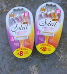 Razor Bic Soleil Color Collection Lot Of 2 8 Count Each Smoother Shave. Fixed Price $12.00.