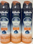 3 Gillette Fusion Proglide 2 In 1 Active Sport Shave Gel, Sensitive 6 Oz. Fixed Price $26.99.