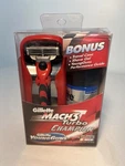 *new* Gillette MACH3 Turbo Champion Razor Set W/ Cartridges, Shave Gel, Case. Fixed Price $165.00.