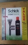 Schick Hydro Sensitive Shave Mens Gift Set-razor Handle, Refill Cartridges,gel. Fixed Price $14.47.