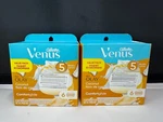 Gillette Venus Comfortglide Coconut 5 Blade X12 Cartridge Razor Womens Plus Olay. Fixed Price $47.04.