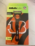 Gillette Labs Nfl Cincinnati Bengals Cartridge Razor 5 Blades Exfoliating Bar. Fixed Price $14.95.