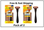 Bic Comfort 3 Refillable Razors Men Of 12 Triple Blade 2PACK. Fixed Price $16.67.