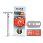 Merkur 25C Double Edge Safety Razor In Bright Chrome With An Open Comb Design.... Fixed Price $62.02.