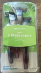 Amazon Basics 3-BLADE Disposable Razors For Men, 6 Count (2 Packs Of 3). Fixed Price $10.99.