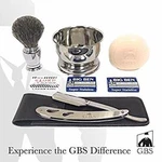 Gbs Men's Beard Shaping And Barber Shaving Kit - Gift Box, Stainless. Fixed Price $39.99.