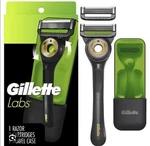 Gillette Labs Razor W/exfoliating Bar 1 2 Cartridges Travel Case 5 Blades. Fixed Price $22.00.