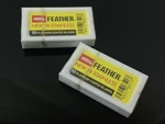 20X Feather Hi-stainless Platinum Coated Double Edge Razor Blades Japan Made. Fixed Price $18.99.