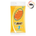 40X Packs Bic Sensitive Skin 1 Disposable Razors 5 Per Fast Shipping. Fixed Price $88.30.