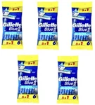 30 Gillette Blue Ii Plus Easy Grip Lubrastrip 5 Packs Of 6 Razors. Fixed Price $33.88.